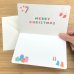 クリスマスハウス→内側に絵柄と「MERRY CHRISTMAS」のメッセージ