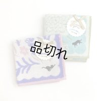 フラワージャガードハンカチ