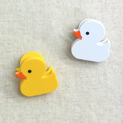 画像1: アヒルのマグネットクリップ