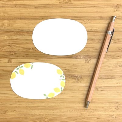 レモン　裏面は無地です