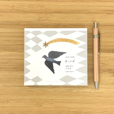 画像1: ブロックメモ　西淑「Bird」