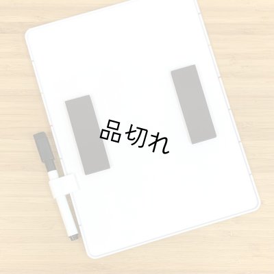 裏側にマグネット付き。磁石の効く面に取り付けて使えます。