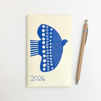 2026ダイアリー Bird&Flower 新書判スリムマンスリー