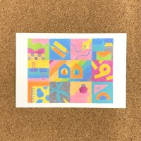 トナリノポストカード「10colors」