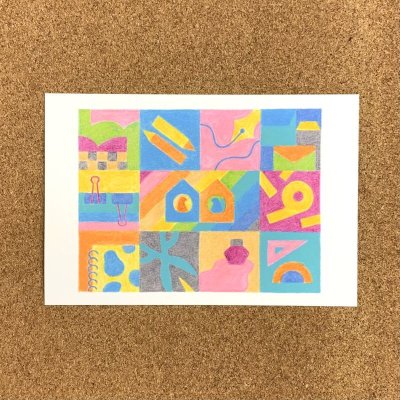 画像1: トナリノポストカード「10colors」