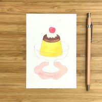 トナリノポストカード「プリン」