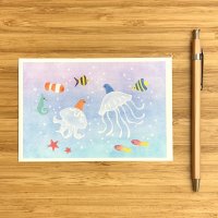 トナリノポストカード「クラゲ」