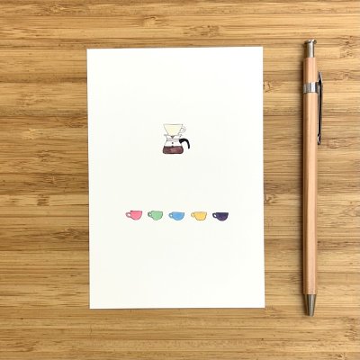 画像1: トナリノポストカード「5コーヒー」