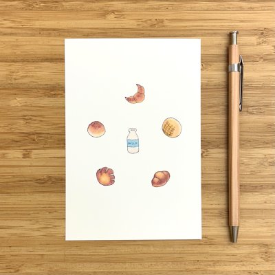 画像1: トナリノポストカード「5パン」