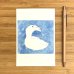 画像1: トナリノポストカード「水鳥」 (1)