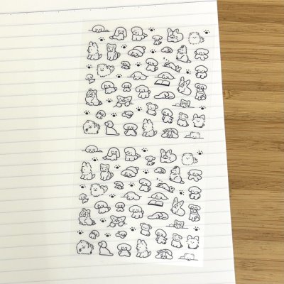 下地が透ける素材です