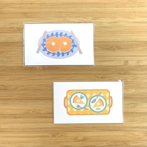 画像1: SAAYA MASAKI　ミニカード　チーズケーキ／ホットケーキ (1)