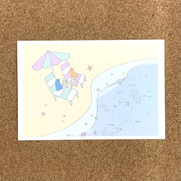 画像1: トナリノポストカード「サマータイム」 (1)