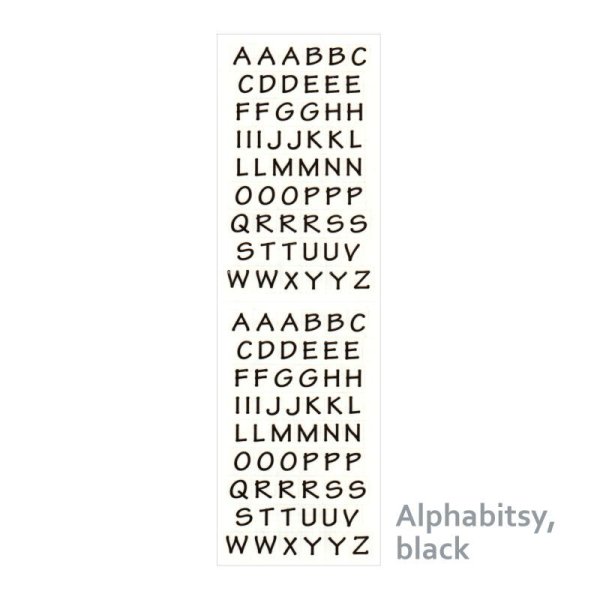 Alphabitsy, black