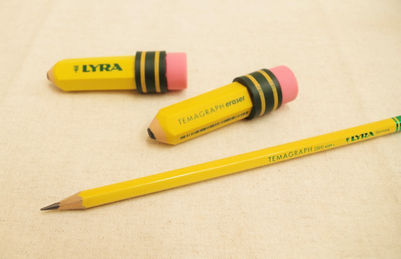 Lyra Temagraph鉛筆型消しゴム 文具と雑貨の店トナリノ
